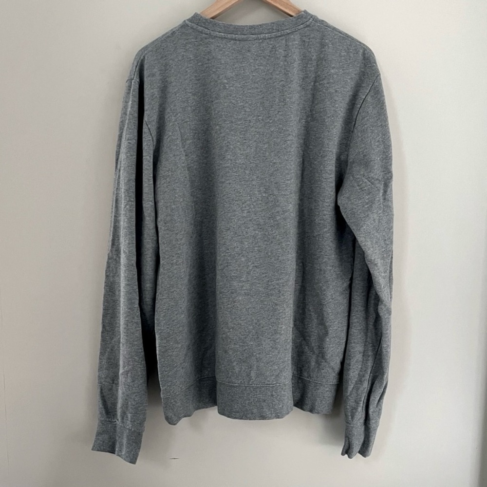 Gray Oversized Nautical One Way New York Crewneck Sweatshirt Size Large - Picture 3 of 8